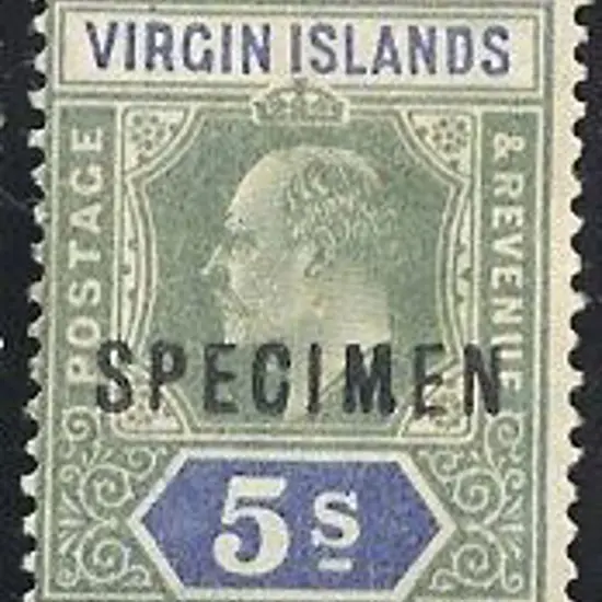 1904 KEVII ½d to 5/- set of 9 ovptd SPECIMEN. MLH ...