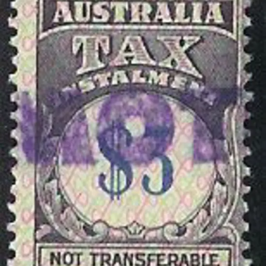 Australian Tax Stamps with values to £4 & $20. All ...