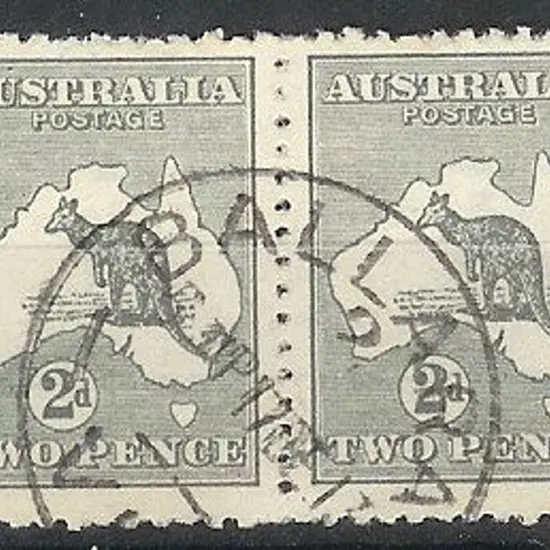 2d grey F/U pair with crisp BALLARAT cds. Most ...