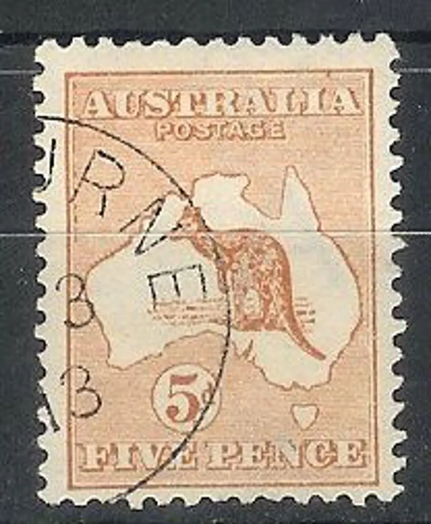 5d chestnut F/U with neat Melbourne cds. SG 8 Cat. ... Image 1++
