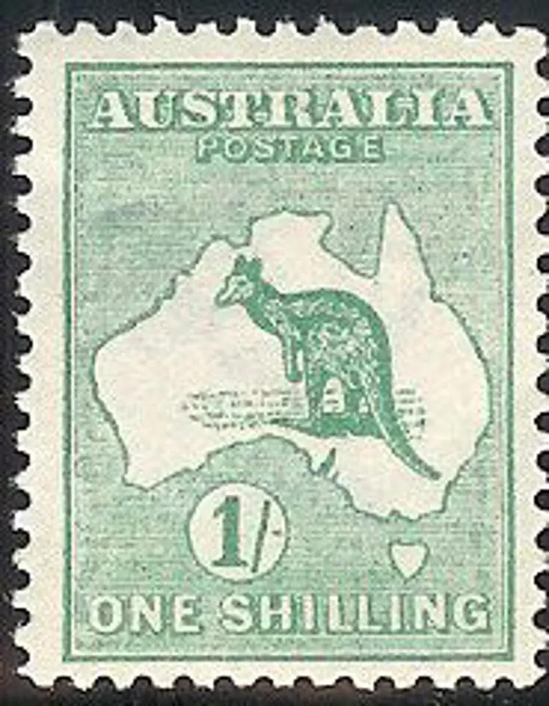 1/- emerald. Small thin otherwise fresh MLH. SG 11 Image 1++