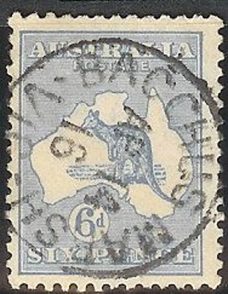6d ultramarine F/U with full BACCHUS MARSH VIC AP ... Image 1++