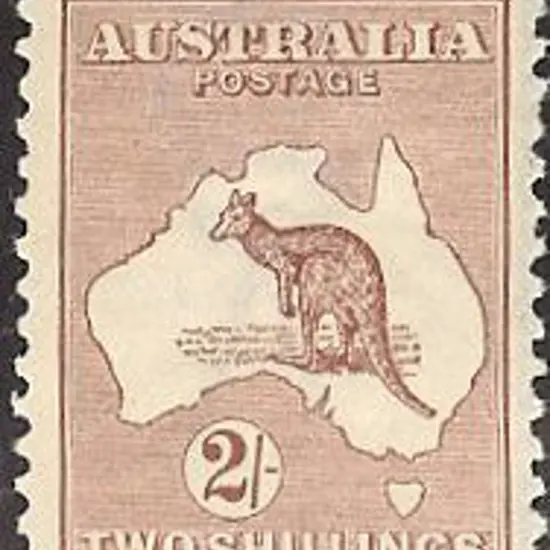 2/- maroon Die II. Centred low. Fresh MVLH. SG 74 ...