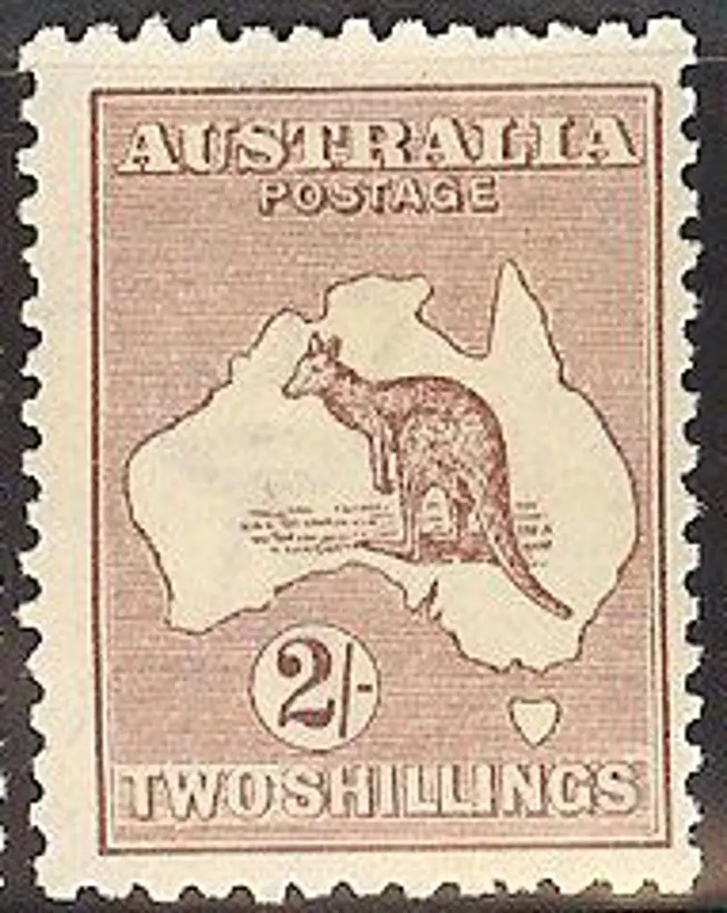 2/- maroon Die II. Centred right. Fresh MLH. SG 74 ... Image 1++