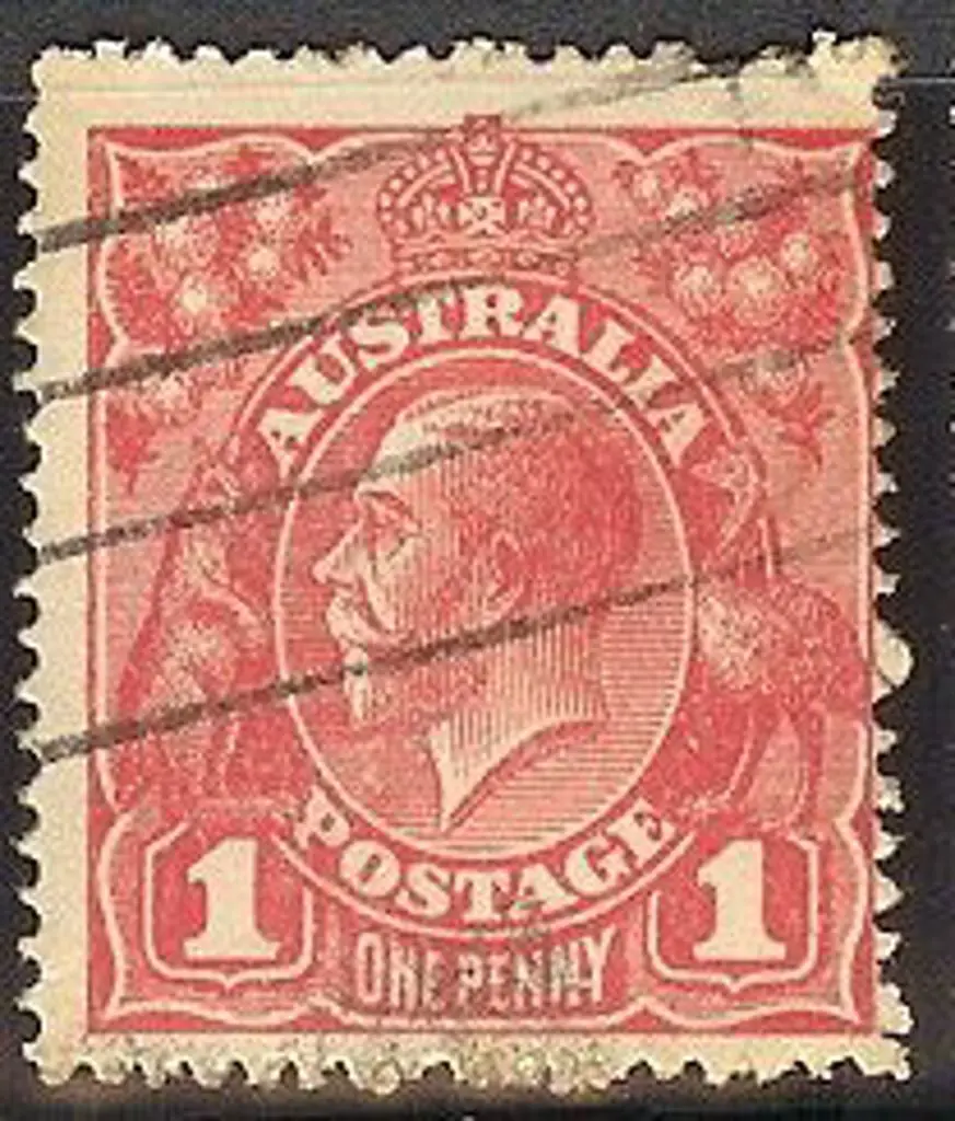 1d red Plate 4 with ''NY'' joined variety. Good ... Image 1++
