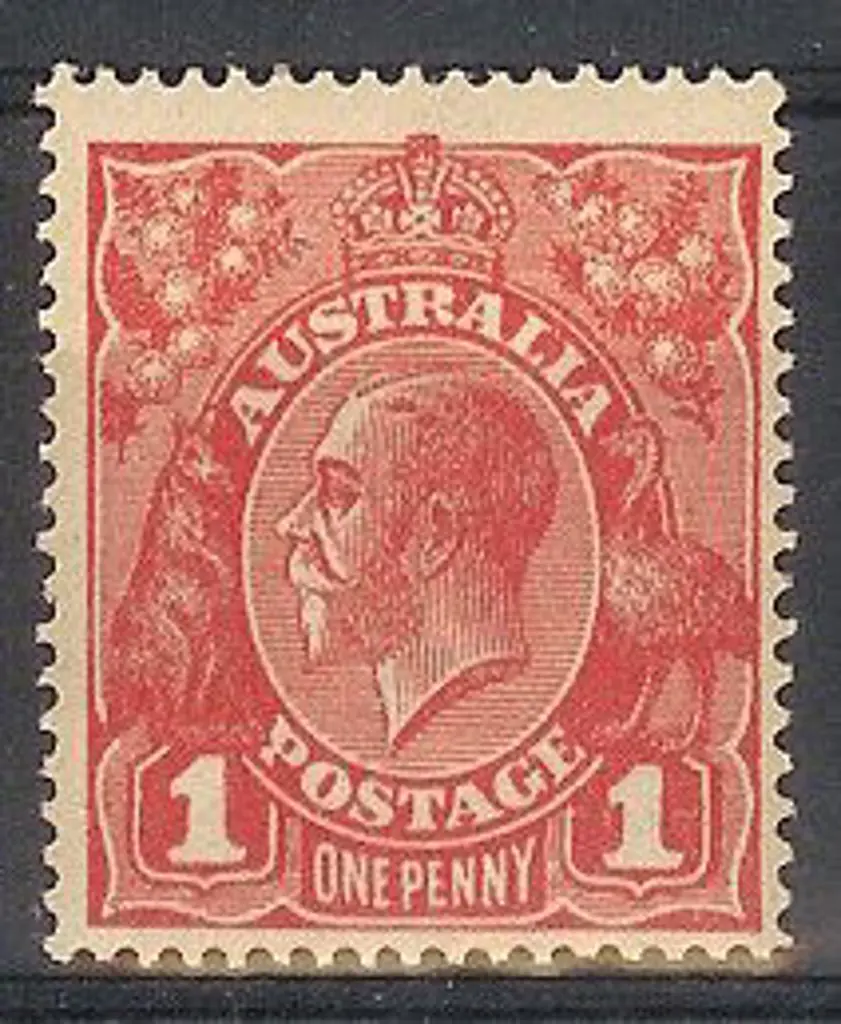 1d red Die III. Centred low & with gum slightly ... Image 1++