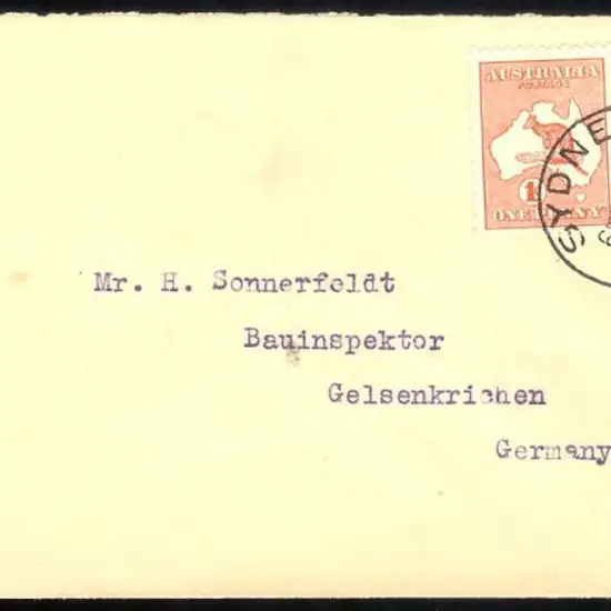 1913 (9th Dec) 1d Red Engraved KGV First Day Cover ...