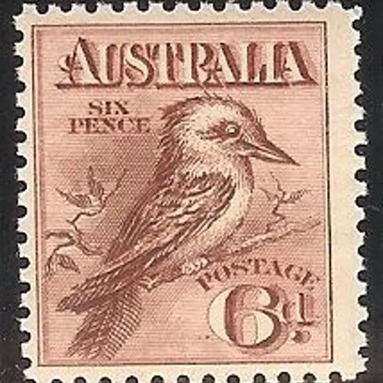 1914 6d claret kookaburra. Fresh MUH SG 19 Retails ...