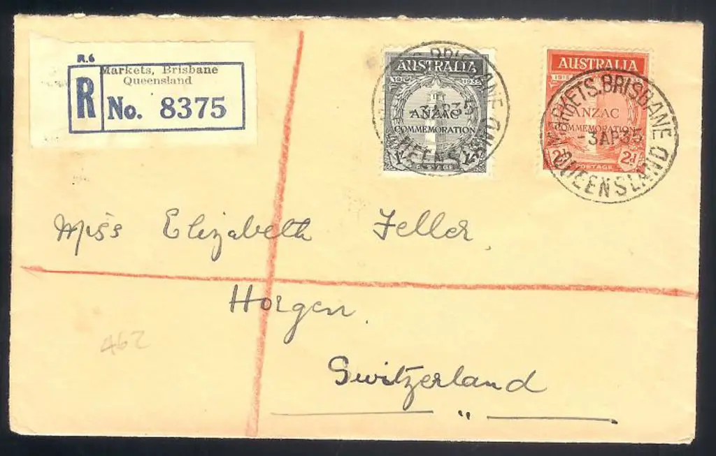 1935 ANZAC pair on Markets, Brisbane Registered ... Image 1++