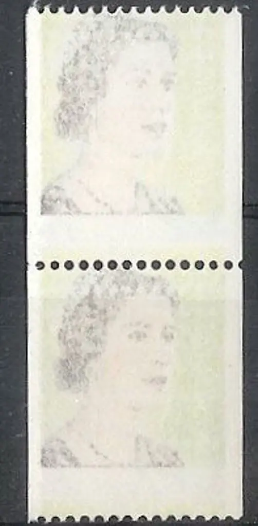 1966 3c coil pair with clear offset on each. MUH ... Image 1++