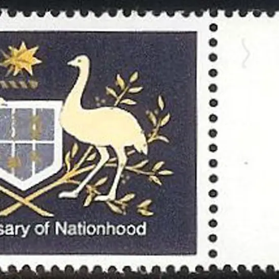 1976 18c Nationhood Die II with misplaced gold. ...