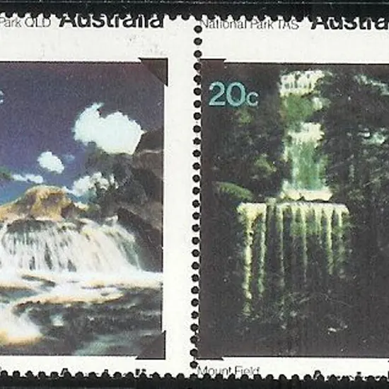 1979 National Park pair ''Falls'' se-tenant pair ...