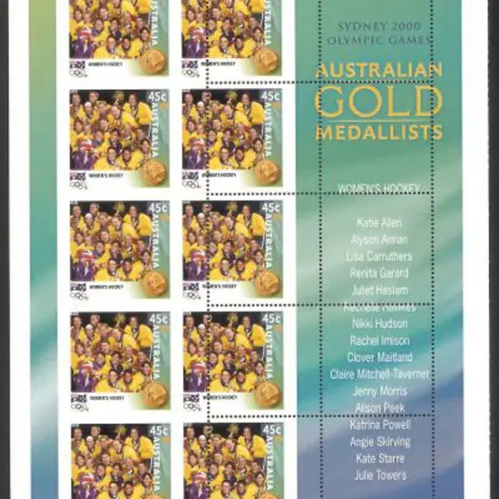 2000 Olympic Women's Hockey Team Gold Medallists ...