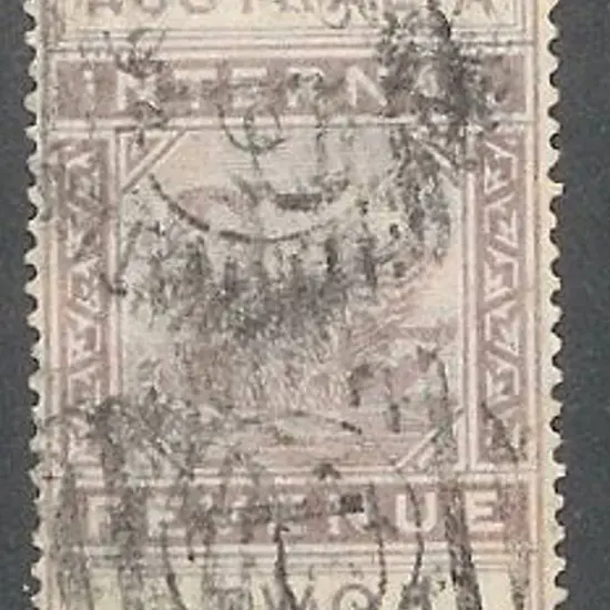 1881 2d Fiscal Revenue with heavy Perth DXL ...