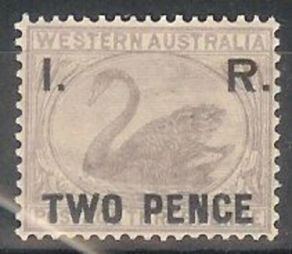 1893 2d on 3d lilac swan ovpt I.R. Fresh MLH. Image 1++
