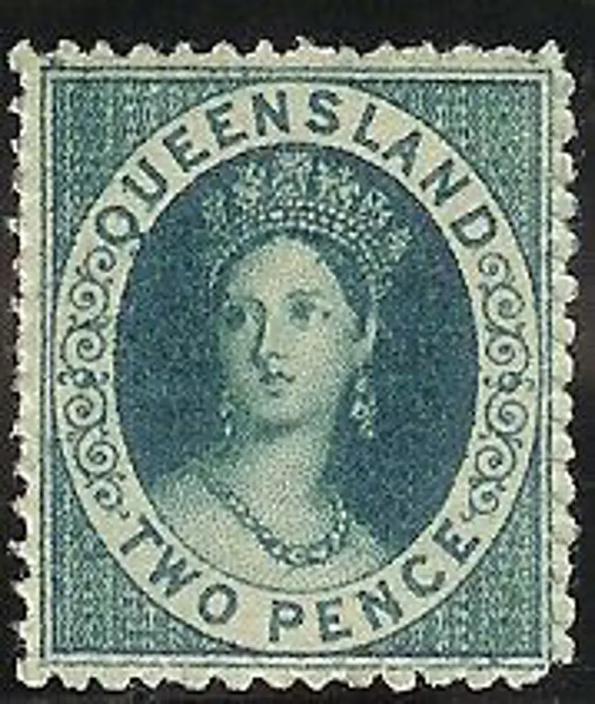 1864 2d deep blue QV Perf 13. MLH with strong ... Image 1++