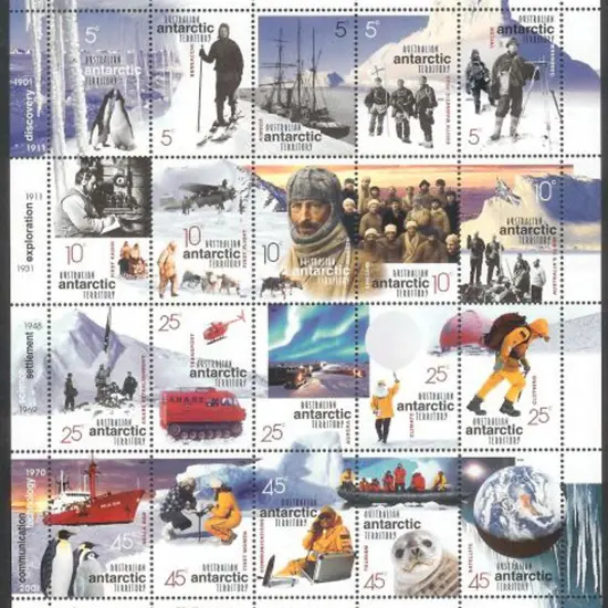 2001 Exploration Sheetlet overprinted APTA ...