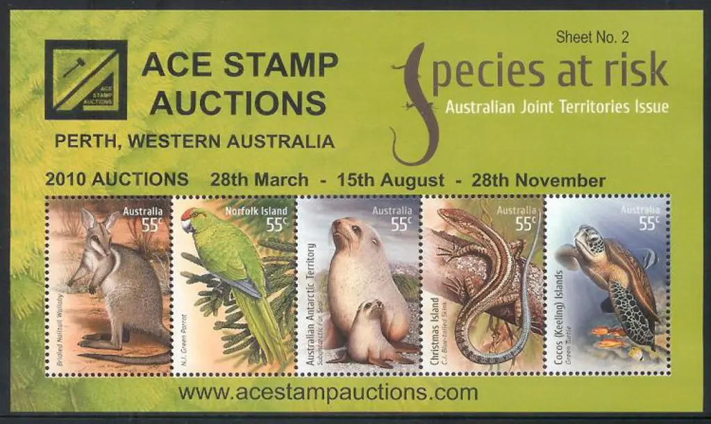 2009 Species at Risk M/S overprinted ''ACE STAMP ... Image 1++