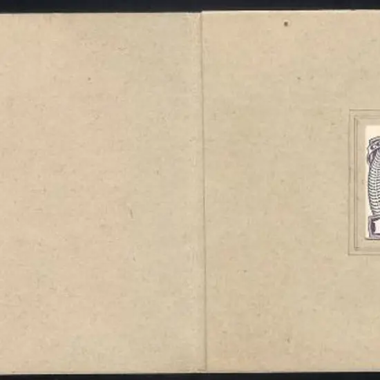 1932 1/- black & violet KGV Perkins Bacon & Co ...