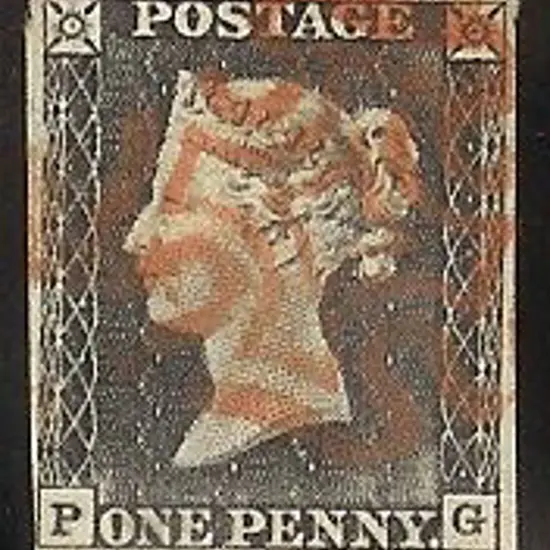 1840 1d black Plate 1a. Cancelled by neat red ...