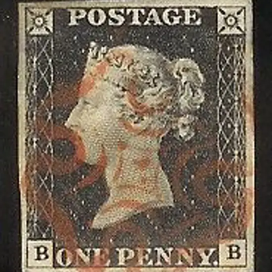 1840 1d black Plate 3. Cancelled by a clean light ...