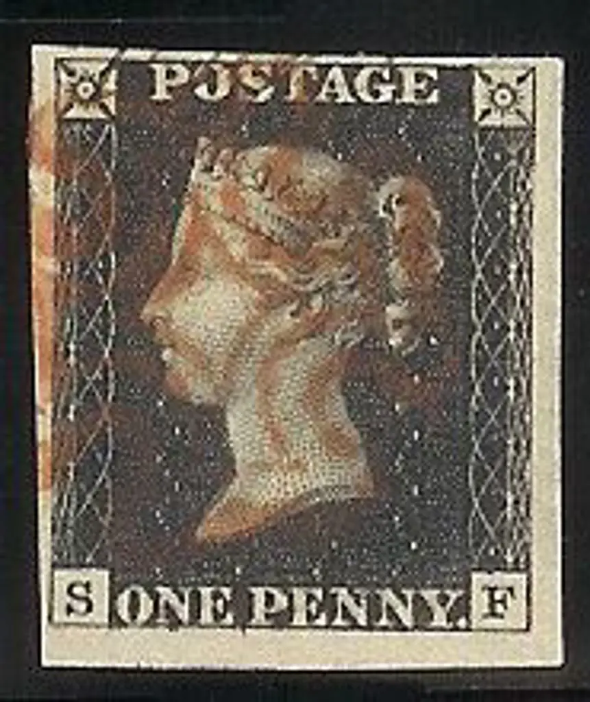 1840 1d black Plate 8. Cancelled by a light neat ... Image 1++