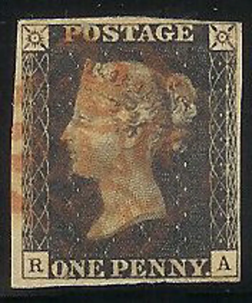 1840 1d black Plate 9. Cancelled by an indistinct ... Image 1++
