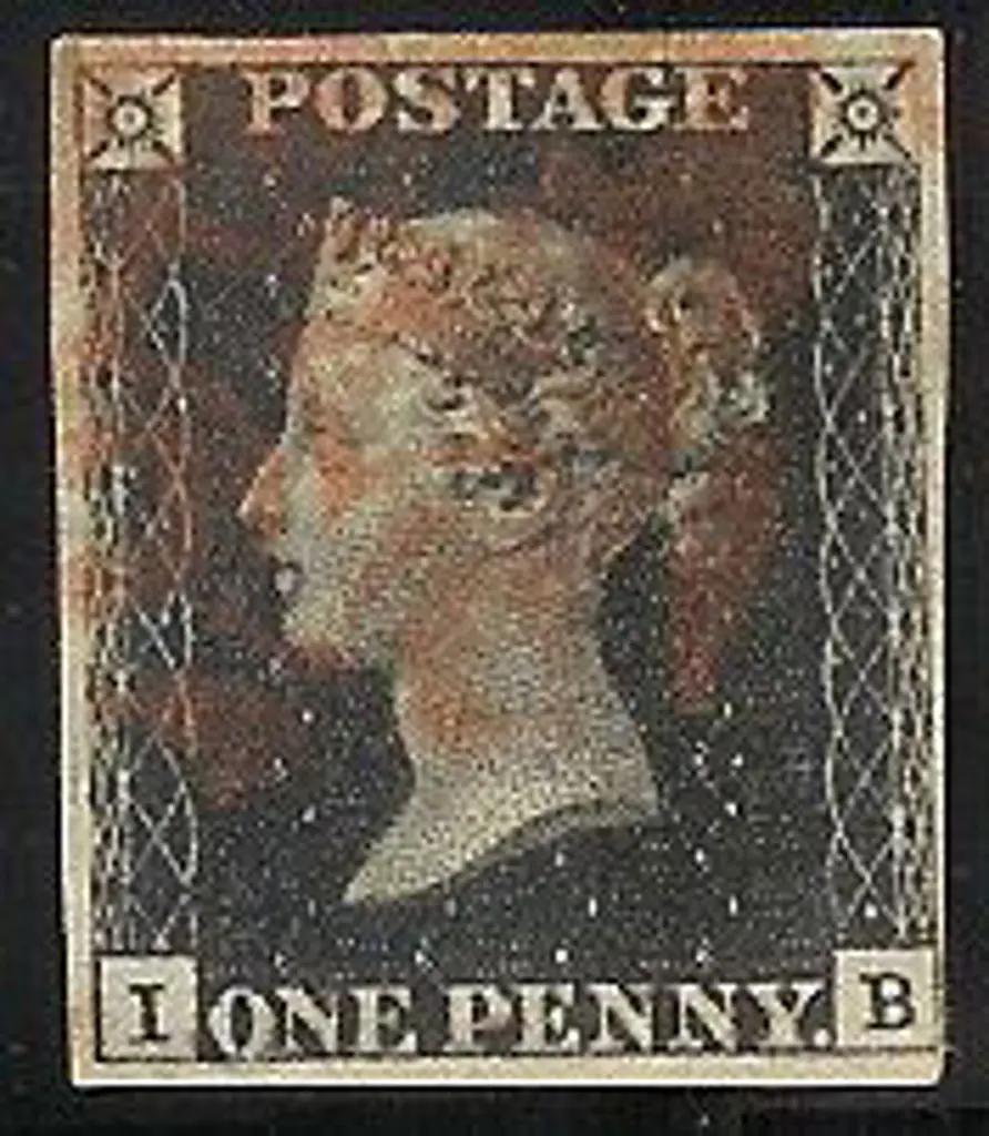 1840 1d black Plate 10. Cancelled by an indistinct ... Image 1++