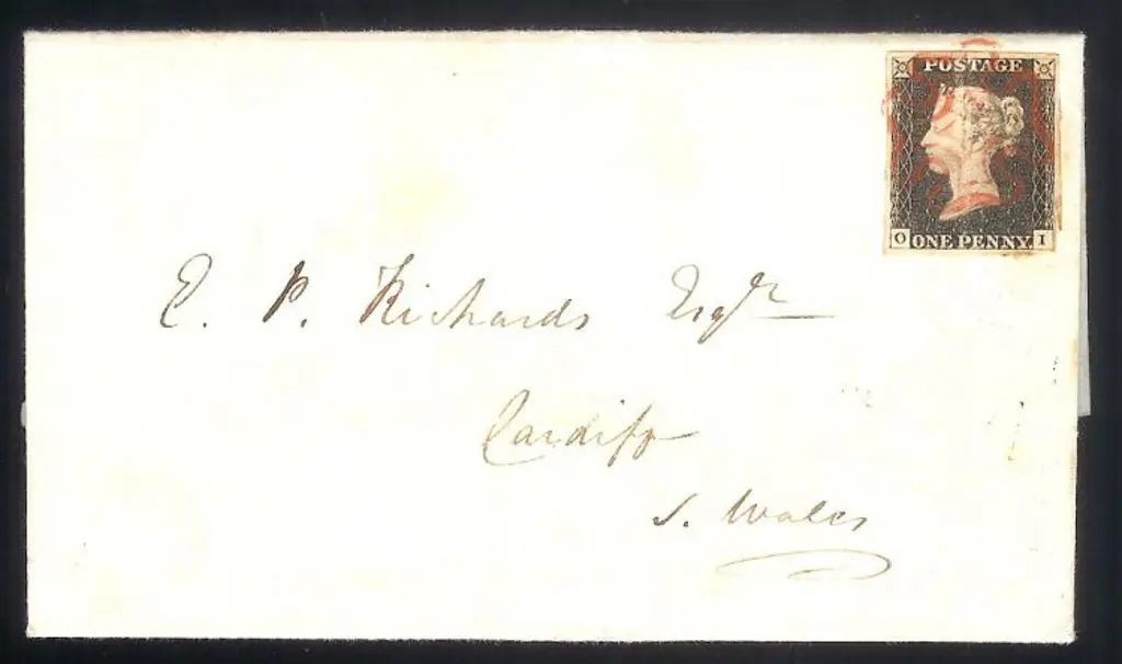 1840 1d black tied to entire with crisp red ... Image 1++