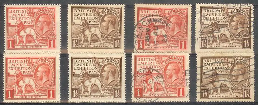 1924 & 1925 Wembley sets both MLH & used. SG ... Image 1++