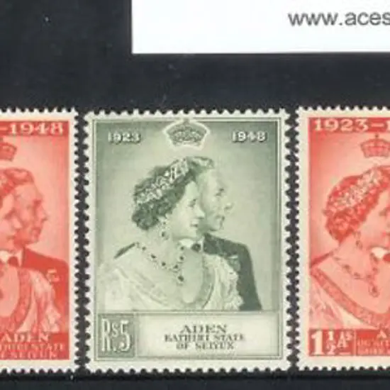 1948 Silver Wedding plus the Protectorates pairs ...