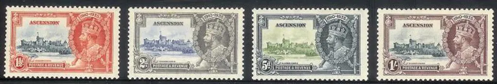 1935 Silver Jubilee set of 4 to 1/-. Fine MLH. ... Image 1++