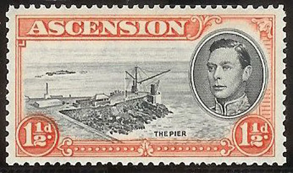 1938 1½d black & vermilion perf 13 with Davit ... Image 1++