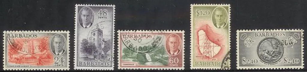 1950 KGVI defins set of 12 to $2.40 F/U SG 271/82 ... Image 1++