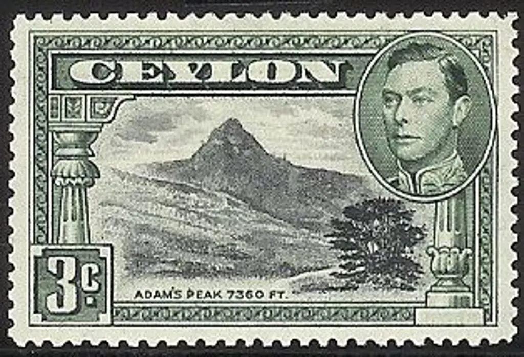 1941 3c black & deep blue green KGVI. Perf. 14 ... Image 1++