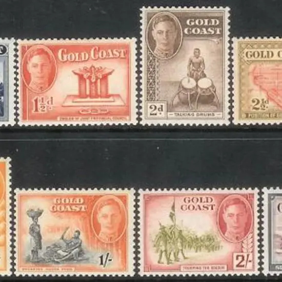 1948  ½d-10/- KGVI defins set of 12. Fresh MLH SG ...