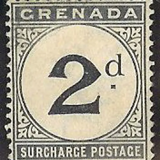 1892 2d Postage Due mint large part og. SG D2 Cat. ...