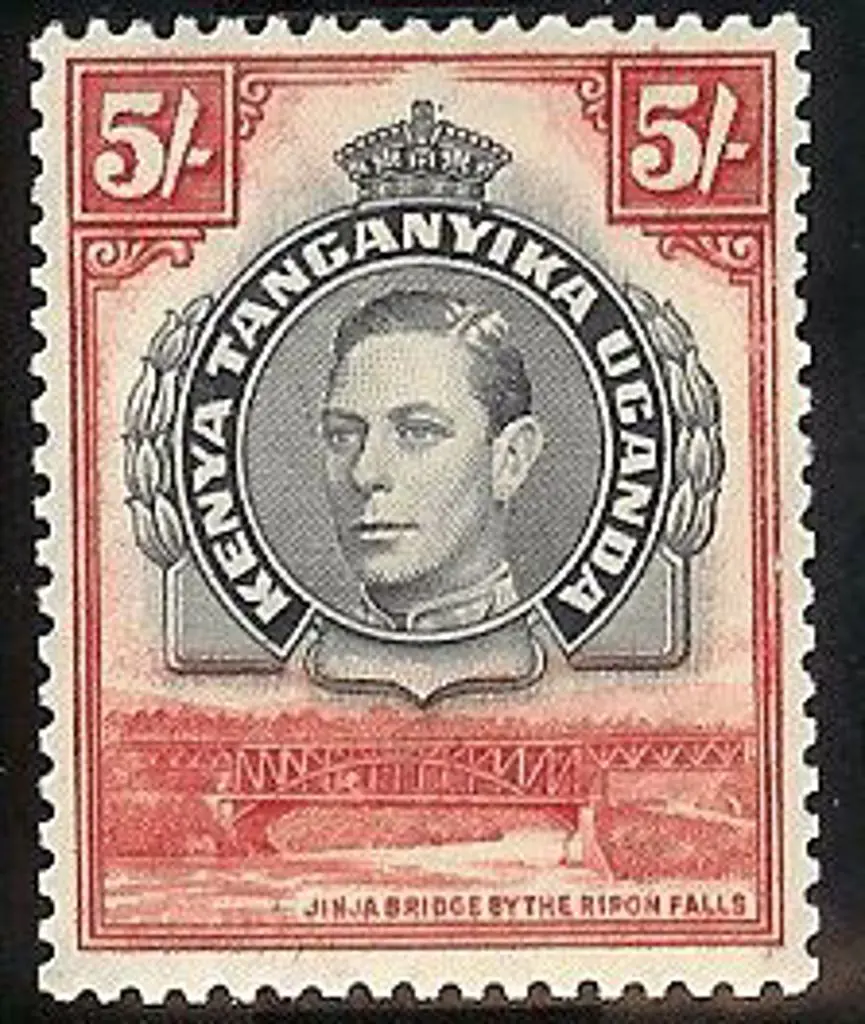 1938 5/- KGVI perf 13¼. Very slightly gum toned ... Image 1++