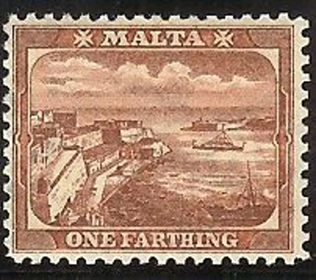 1899 ¼d brown harbour with wmk Crown to left of CA ... Image 1++