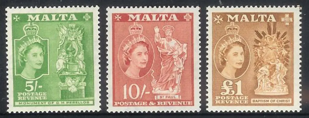 1956/58 ¼d - £1 QEII defins. Set of 17 MLH. SG ... Image 1++