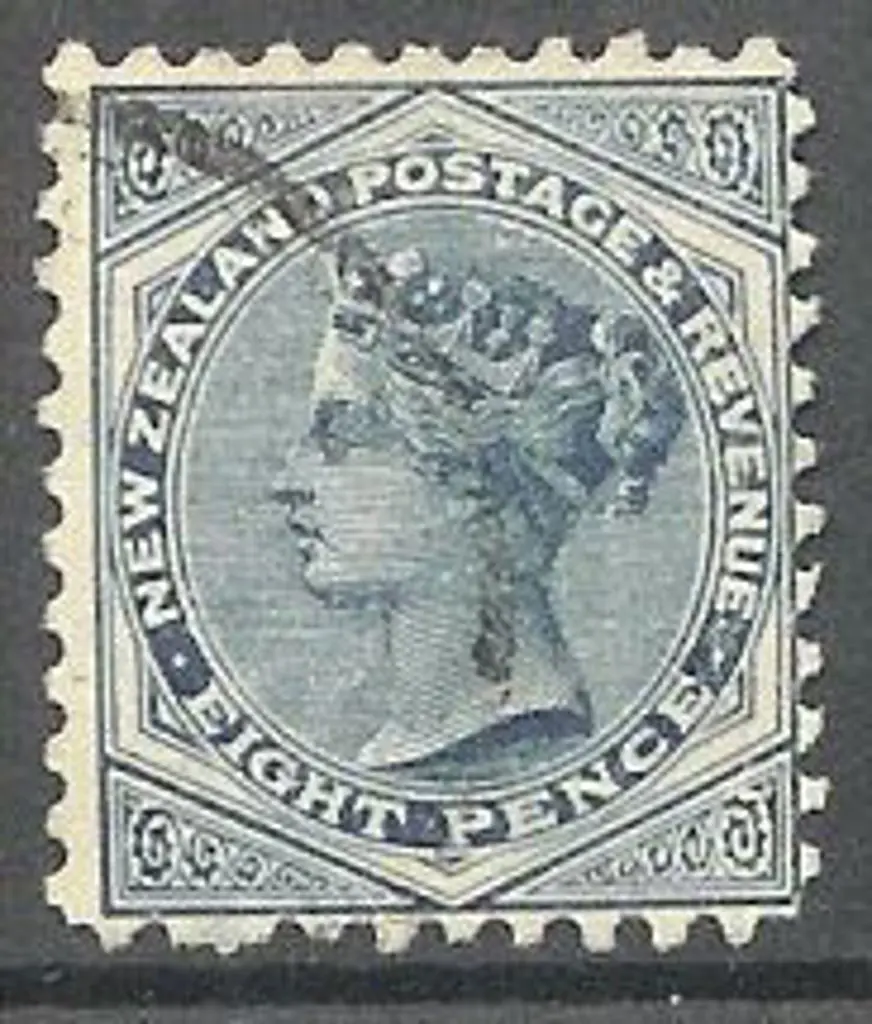 1898 8d blue QV Perf. 11 Fine used. SG 244 Cat. ... Image 1++