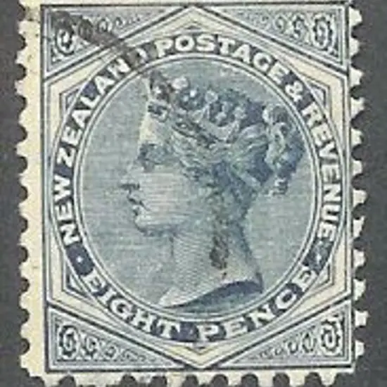 1898 8d blue QV Perf. 11 Fine used. SG 244 Cat. ...