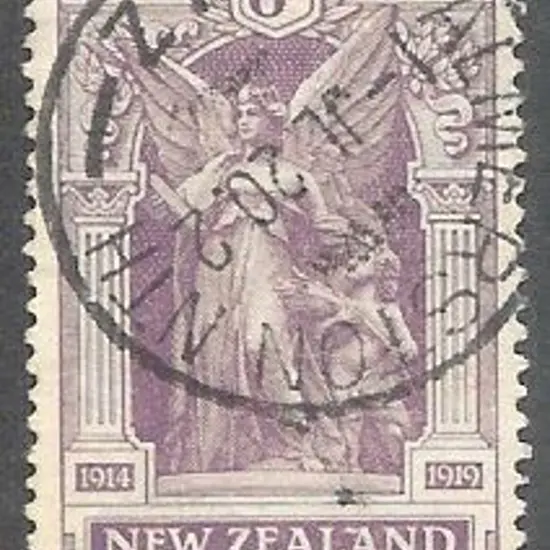 1920 6d Victory fine used with a cracking ...