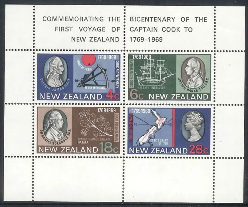 1969 Cook set & M/S both fine MUH. SG 906/9 & ... Image 1++