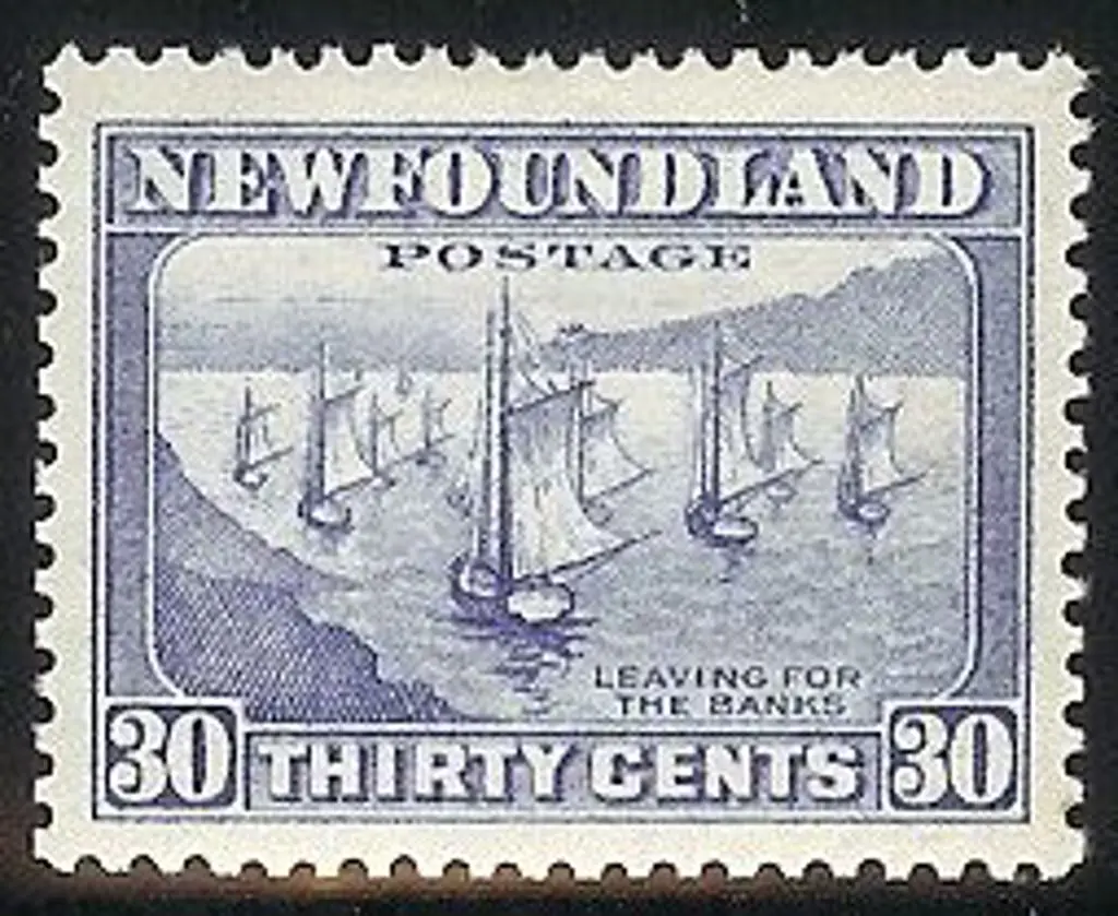 1932 30c Fishing fleet. Fresh MLH SG 220 Cat. £40 Image 1++