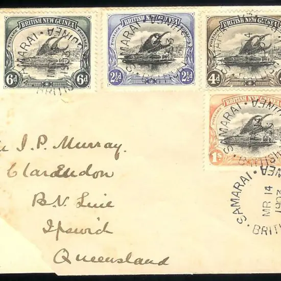 1903 cover addressed to Queensland bearing British ...