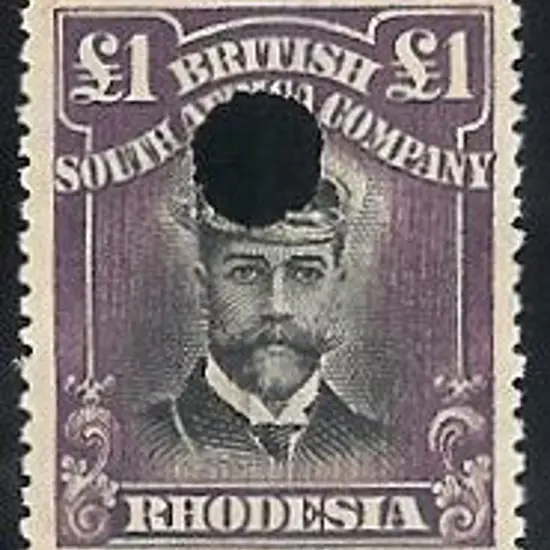 1913/22 £1 black & deep purple Die II Perf. 15 ...