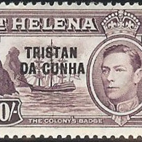 1952 ¼d-10/- ovpts on St. Helena KGVI. Set of 12 ...