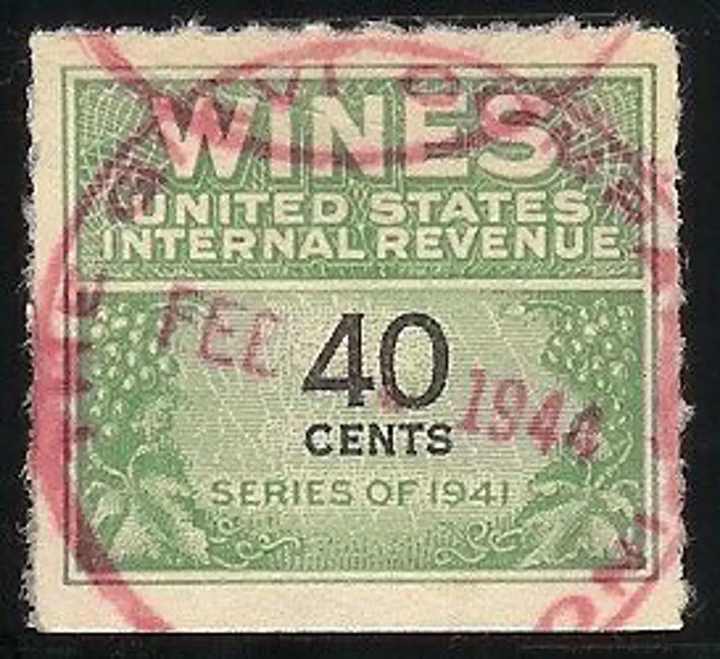 1914-1954 Cordials, wines etc on specially printed ... Image 1++
