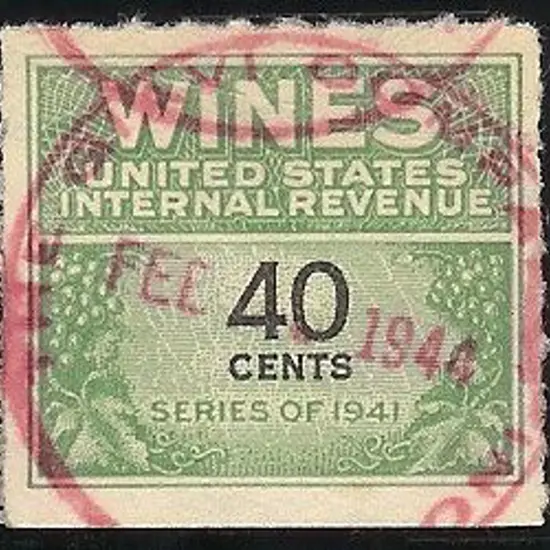 1914-1954 Cordials, wines etc on specially printed ...